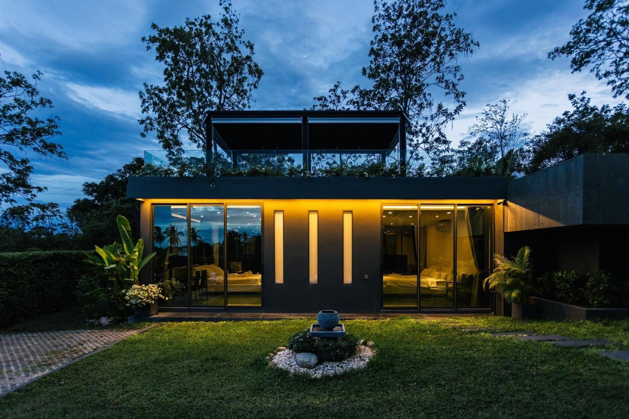 Villa Obsidian, With Staff, Sea View And Walk To Choeng Mon Beach Exterior photo